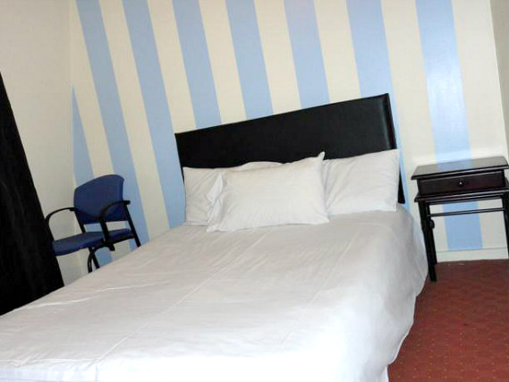 A typical double room at City View Hotel London