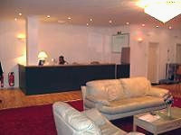 The welcoming reception at City View Hotel London