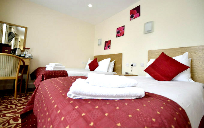 Twin room at Conifers Guest House
