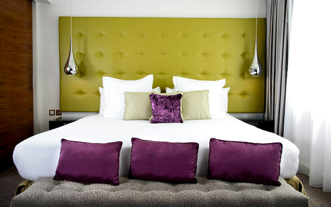 A comfortable double room at K West Hotel & Spa