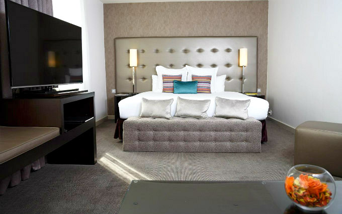 A typical double room at K West Hotel & Spa