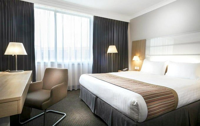 A typical double room at Le Meridien Heathrow