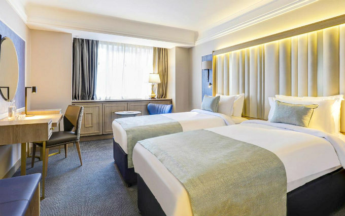 Twin room at Danubius Hotel Regents Park
