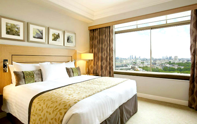 A comfortable double room at London Hilton