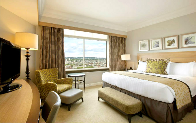 A double room at London Hilton