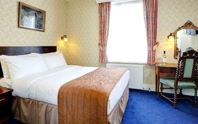 A comfortable double room at Best Western Swiss Cottage Hotel