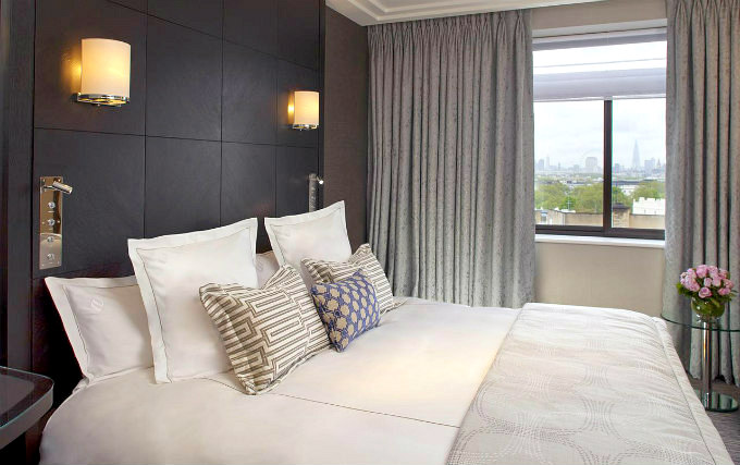 A typical double room at Jumeirah Carlton Tower