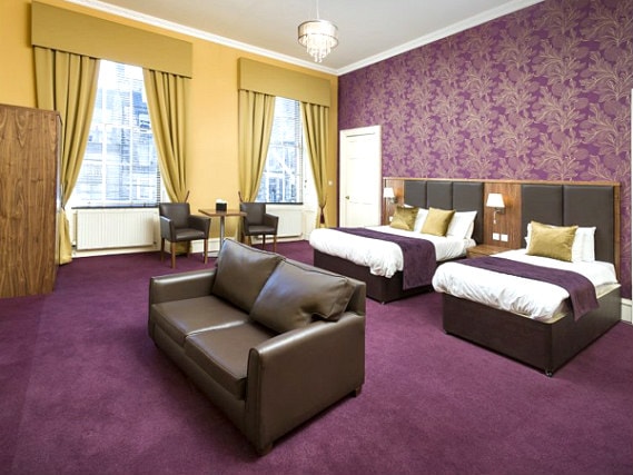 Triple rooms at The Ballantrae Hotel are the ideal choice for groups of friends or families