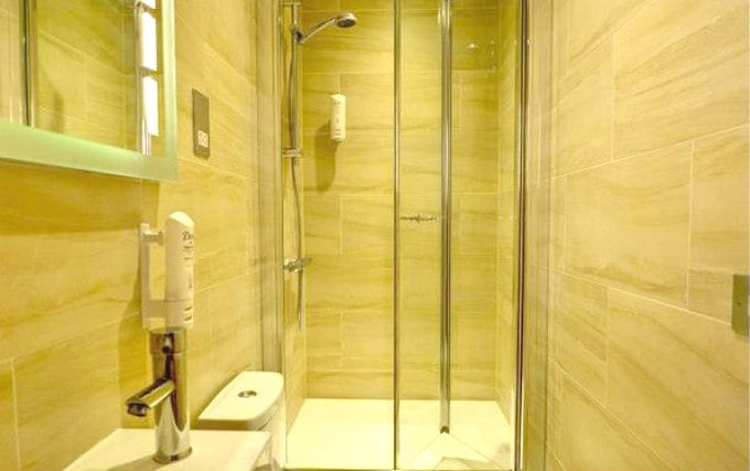 Shower system at Comfort Inn Hyde Park