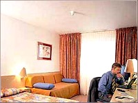 Spacious rooms with Internet access