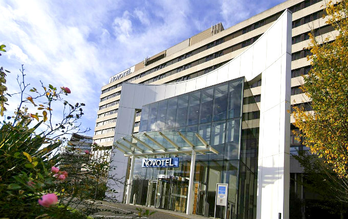 The exterior of Novotel London West