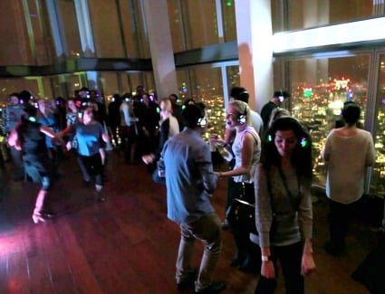 Silent Disco at The View from The Shard, London
