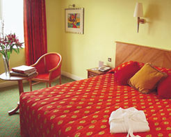A typical double room at Park Inn Hyde Park