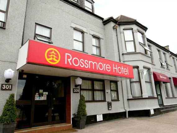 An exterior view of Rossmore Hotel
