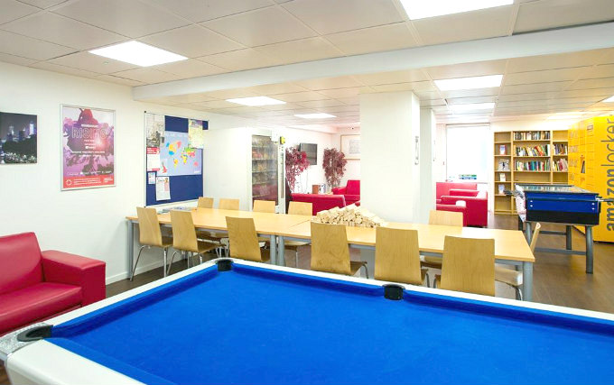 Enjoy a game in the pool room at Dinwiddy House - Sanctuary Students