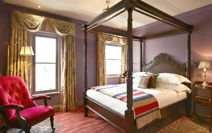 A double room at Edward Lear Hotel