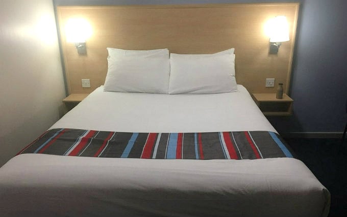 A typical double room at Travelodge Covent Garden