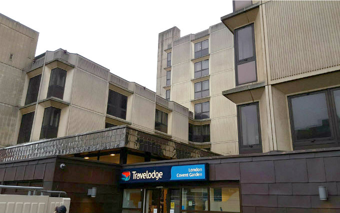 An exterior view of Travelodge Covent Garden