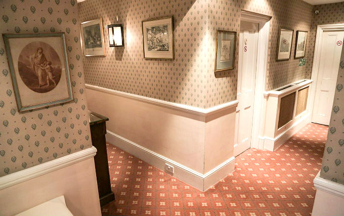 The hallway at The Abbey Court Notting Hill
