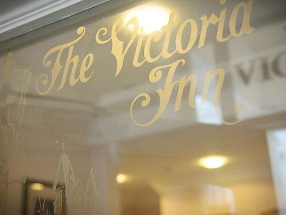The Victoria Inn London's welcoming entrance