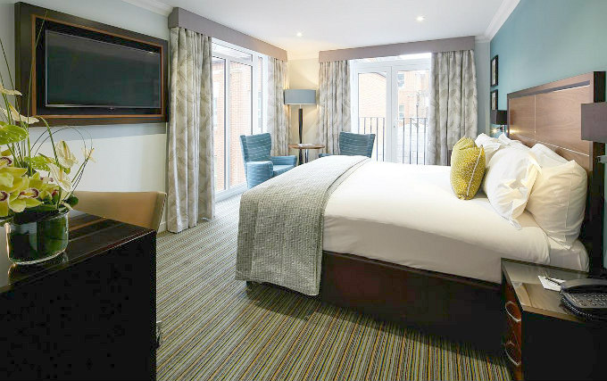 A double room at Sir Christopher Wren Hotel & Spa