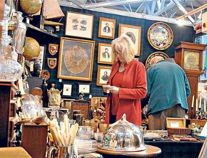 The Decorative Antiques and Textiles Fair at Battersea Park, London