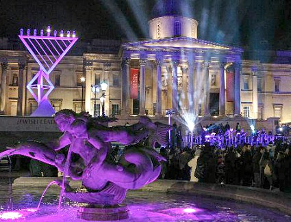 Chanukah in the Square, London