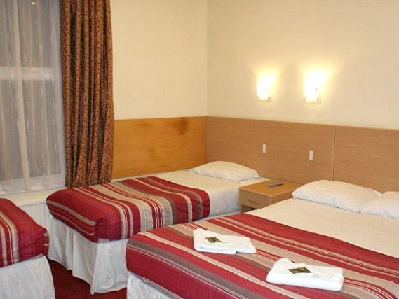 Quad rooms at London Guest House Acton are the ideal choice for groups of friends or families