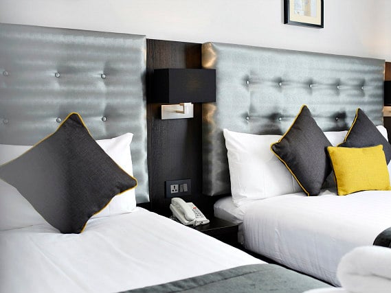 Triple rooms at The 29 London (fka Airways Hotel) are the ideal choice for groups of friends or families