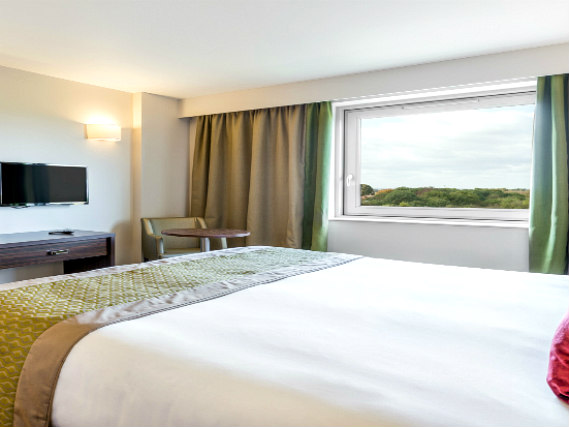 A double room at Heston Hyde Hotel is perfect for a couple