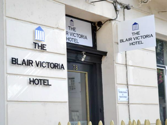 An exterior view of Blair Victoria Hotel