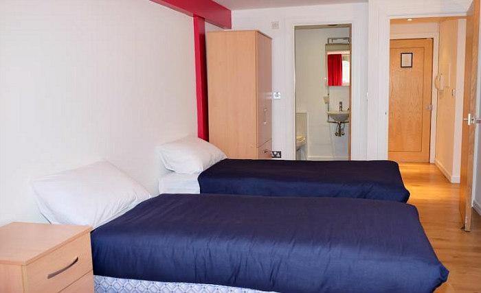 A twin room at Access Apartments Farringdon is perfect for two guests