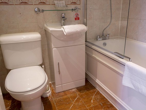 Relax in the private bathroom in your room at Hyde Park View Hostel