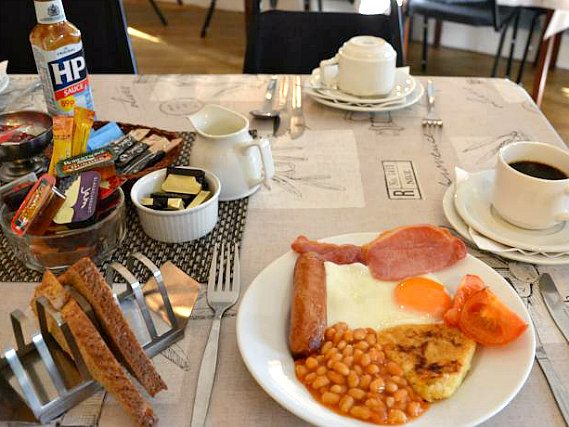Get your day off to a great start with a full English breakfast