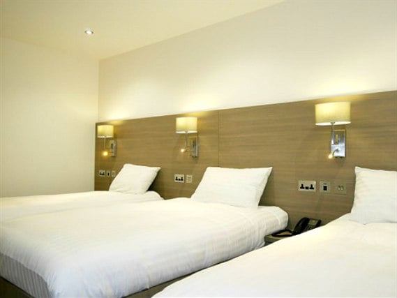 Triple rooms at The Lion and Key Hotel are the ideal choice for groups of friends or families