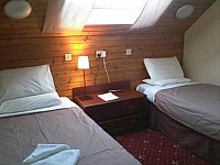 A typical twin room at Edinburgh House Hotel