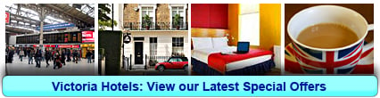 Victoria Hotels: Book from only £12.50 per person!
