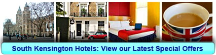 South Kensington Hotels: Book from only £11.69 per person!
