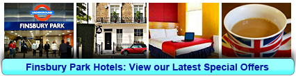 Finsbury Park Hotels: Book from only £18.75 per person!