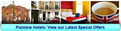 Plaistow Hotels: Book from only £10.13 per person!