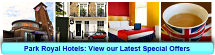Park Royal Hotels: Book from only £12.00 per person!