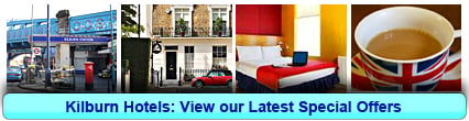 Kilburn Hotels: Book from only £8.67 per person!