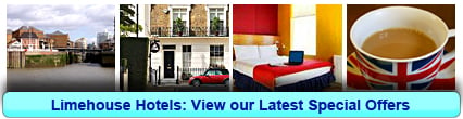 Limehouse Hotels: Book from only £15.75 per person!