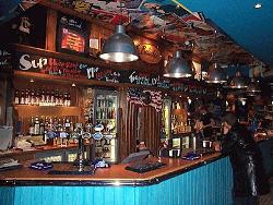 The bar at St Christopher's Inn Shepherds Bush