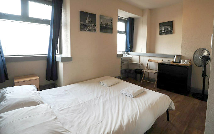 A double room at St Christophers Shepherds Bush