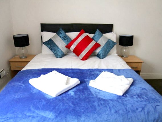 A typical double room at Nest Lodge London