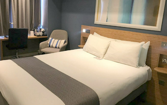 A typical double room at Travelodge London Central Marylebone