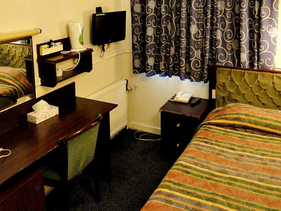 Single rooms at Hallam Hotel London provide privacy