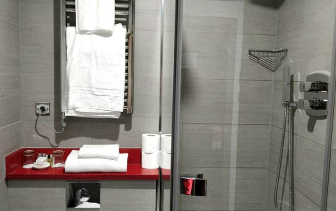 A typical shower system at Maitrise Hotel London Edgware Road