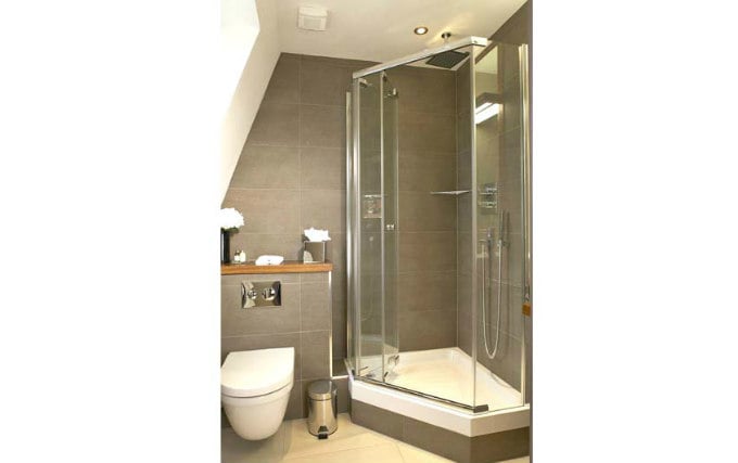 A typical shower system at Maitrise Hotel London Maida Vale
